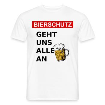 Bier Sprüche Festival Après Ski Party Mallorca - Männer T-Shirt - Weiß - Vorne - AI Model Male 178 dark (178cm)