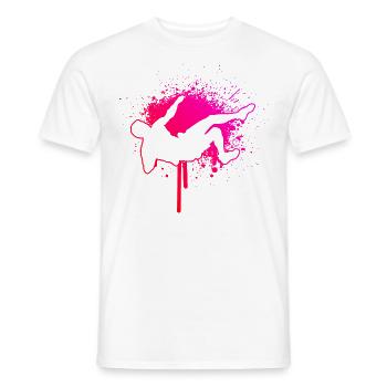 Grimpeur Escalade de bloc Escalade de bloc Femmes - T-shirt homme - blanc - Devant - AI Model Male 178 dark (178cm)