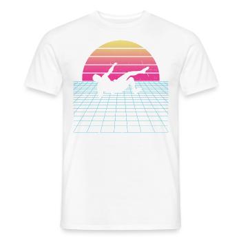 Bouldern Damen Bouldering Climbing Herren - Männer T-Shirt - Weiß - Vorne - AI Model Male 178 dark (178cm)