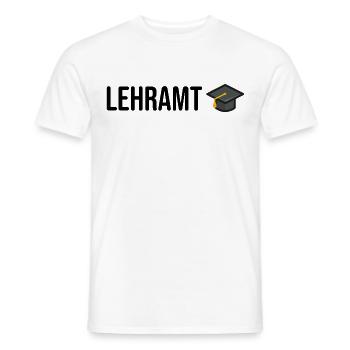 Lehramt Studium - Männer T-Shirt - Weiß - Vorne - AI Model Male 178 dark (178cm)