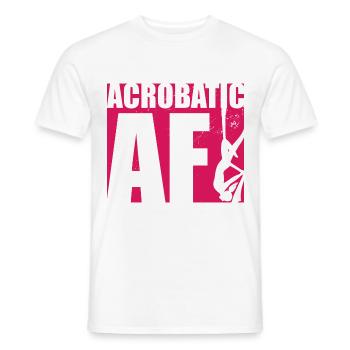 Acrobatic Af Gymnast Gymnastics Acrobat Acrobatics - Männer T-Shirt - Weiß - Vorne - AI Model Male 178 dark (178cm)