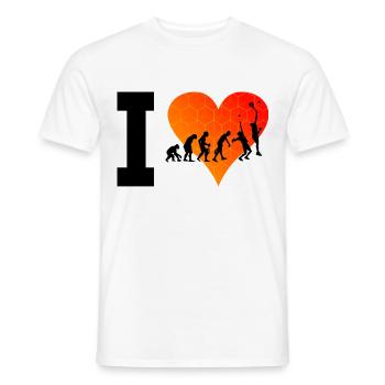 Herren Paddle Tennis Damen Paddle Paddle Court - Männer T-Shirt - Weiß - Vorne - AI Model Male 178 dark (178cm)