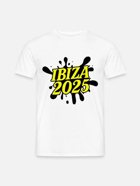 Ibiza 2025 - Männer T-Shirt - Weiß