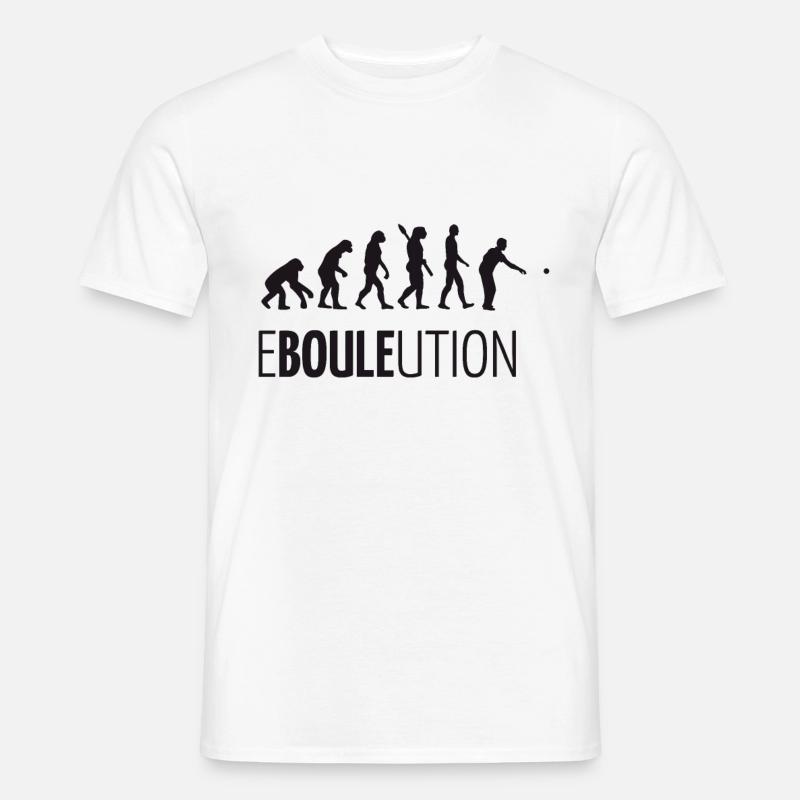 Boule Petanque Bocce EVOLUTION T-Shirt - Men’s T-shirt - white