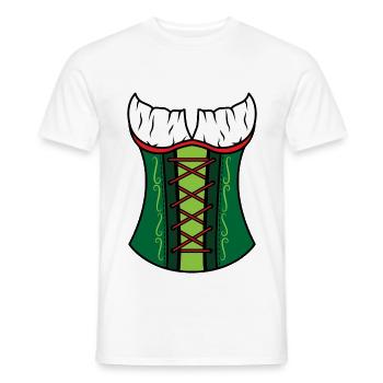 Frauen Dirndl München Bayern - Männer T-Shirt - Weiß - Vorne - AI Model Male 178 dark (178cm)