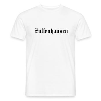 Stutgart Zuffenhausen sweat à capuche/T-shirt - T-shirt homme - blanc - Devant - AI Model Male 178 dark (178cm)