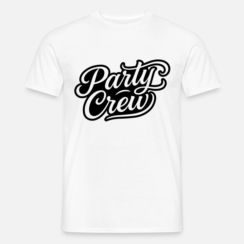 Party Crew - Männer T-Shirt - Weiß