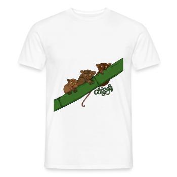 Leprechaun Makis Family Gift Idea for Makis & Monkeys - Men's T-Shirt - white - Front - AI Model Male 178 dark (178cm)