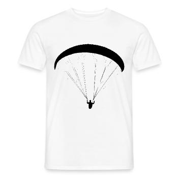 Parapente Parapente Parapente Parapente Pilot Parapente - T-shirt homme - blanc - Devant - AI Model Male 178 dark (178cm)