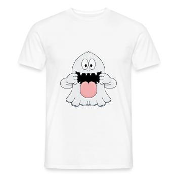 GESPENST - GEIST - KINDER - BABY - HALLOWEEN - Männer T-Shirt - Weiß - Vorne - AI Model Male 178 dark (178cm)