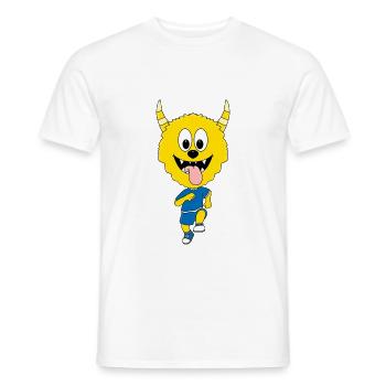 MONSTER - LAUFEN - JOGGEN - MARATHON - SPORT - Männer T-Shirt - Weiß - Vorne - AI Model Male 178 dark (178cm)
