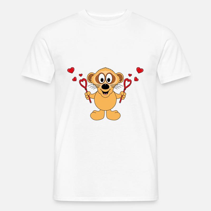 ERDMÄNNCHEN - SEIFENBLASEN - LIEBE - LOVE - Männer T-Shirt - Weiß