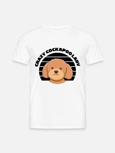 Cockapoo Hunde | Hunderasse Haustiere Geschenkidee - Männer T-Shirt - Weiß