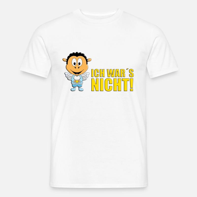 SCHAF - ENGEL - ICH WAR´S NICHT! - Männer T-Shirt - Weiß