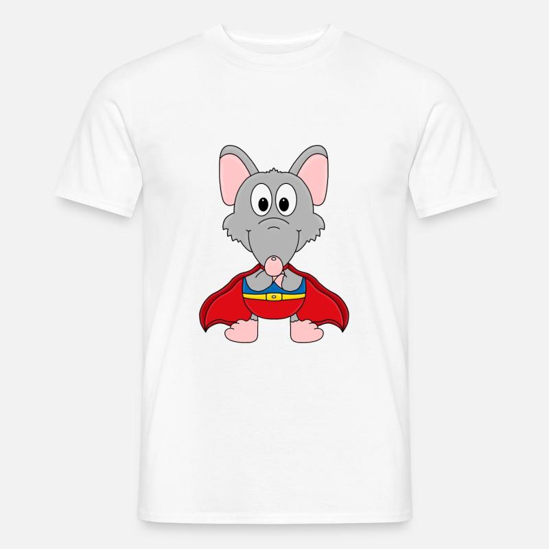 SUPERHELD - TIER - RATTE - HELD - TIERISCH - Männer T-Shirt - Weiß