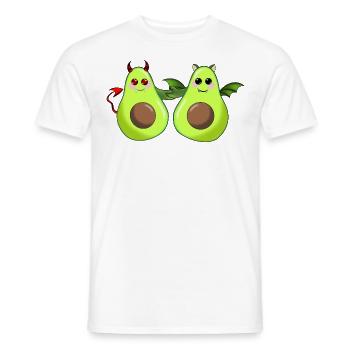 Amis de l’avocat - T-shirt homme - blanc - Devant - AI Model Male 178 dark (178cm)