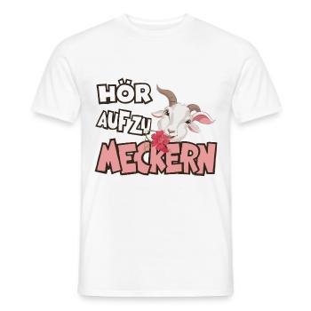 Hör auf zu meckern für eine Frau oder Mädchen - Männer T-Shirt - Weiß - Vorne - AI Model Male 178 dark (178cm)