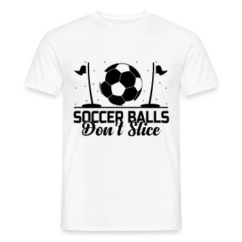 Footgolf Player Foot Golf Playing Footgolfers Foot - Men's T-Shirt - white - Front - AI Model Male 178 dark (178cm)
