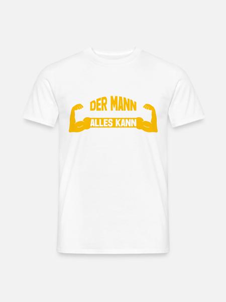 Tim Der Mann Der Alles Kann Vorname Tim - Männer T-Shirt - Weiß