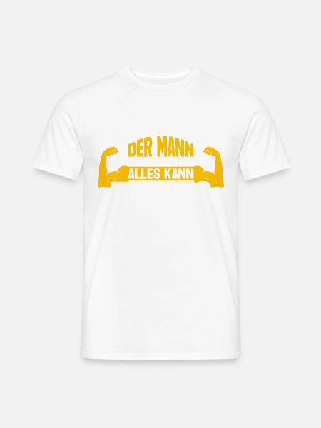 Thomas Der Mann Der Alles Kann Vorname Thomas - Männer T-Shirt - Weiß