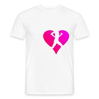 Course à pied Course à pied Femmes Hommes Fitness - T-shirt homme - blanc - Devant - AI Model Male 178 dark (178cm)