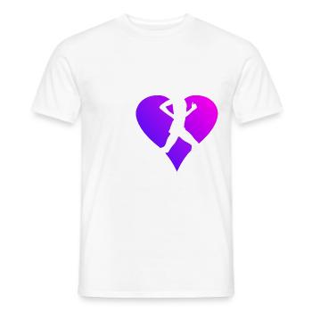 Fitness Running Jogging Joggen Cross Country Runni - T-shirt homme - blanc - Devant - AI Model Male 178 dark (178cm)