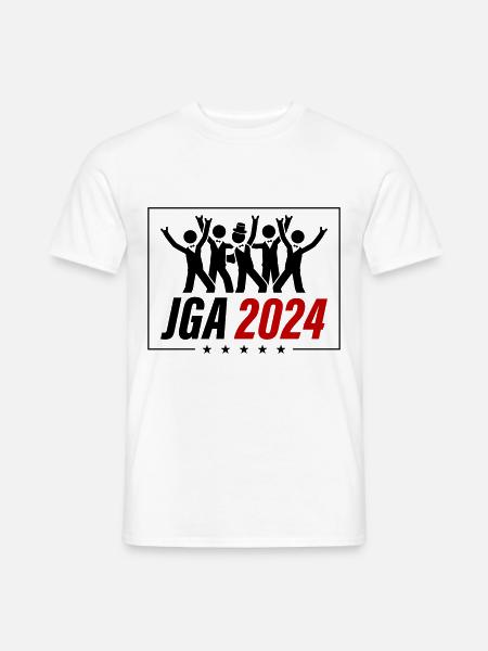 Junggesellen Abschied 2024 - Männer T-Shirt - Weiß