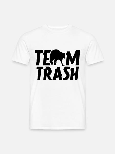 Waschbär Spruch Waschbären Lustig Tier - Männer T-Shirt - Weiß