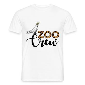 Crew Graphic Animal Keeper Zoo Keeper Animal Lover - Männer T-Shirt - Weiß - Vorne - AI Model Male 178 dark (178cm)