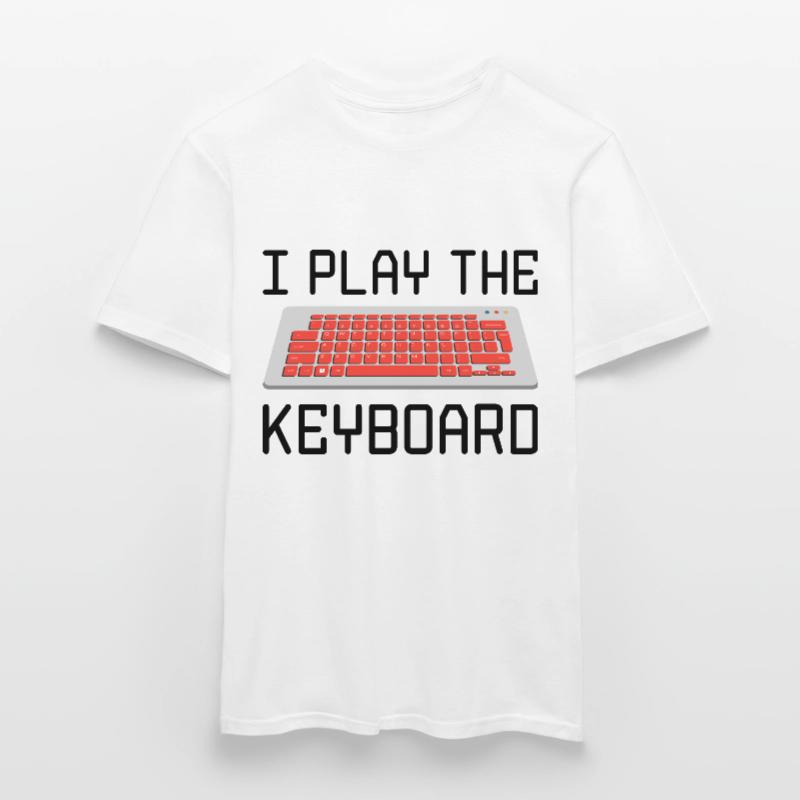 I Play The Keyboard Programmer Software Developer Männer T-Shirt