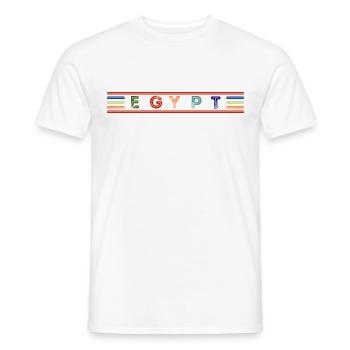Egypt - Men's T-Shirt - white - Front - AI Model Male 178 dark (178cm)