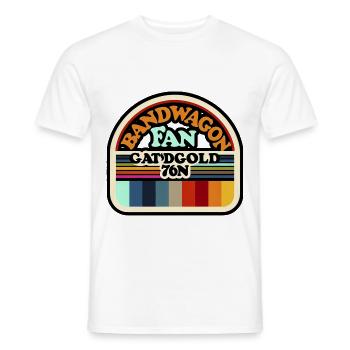 Bandwagon Fan 18 - Männer T-Shirt - Weiß - Vorne - AI Model Male 178 dark (178cm)