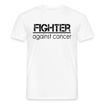 Lutte contre le cancer ! - T-shirt homme - blanc - Devant - AI Model Male 178 dark (178cm)