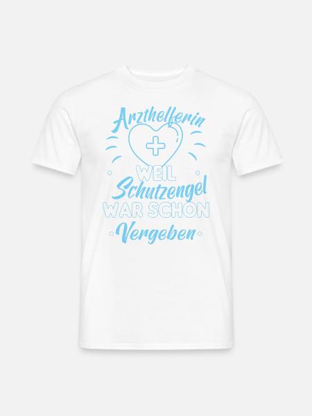 Arzthelferin MFA Krankenschwester Pflegekraft crna - Männer T-Shirt - Weiß