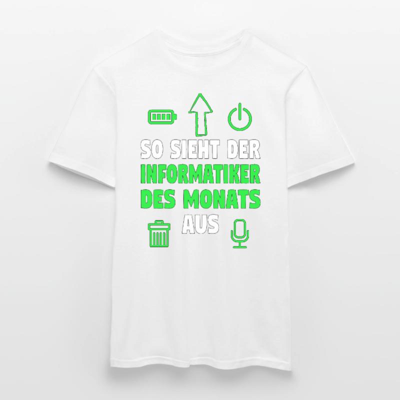 Informatik Computer Programmierer Entwickler Coder Männer T-Shirt