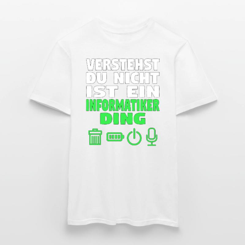 Informatik Computer Programmierer Entwickler Coder Männer T-Shirt