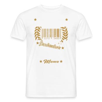 Verkäuferin Muttertag Einzelhandel Verkäufer - Männer T-Shirt - Weiß - Vorne - AI Model Male 178 dark (178cm)