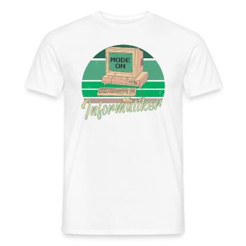 Fachinformatiker Computer Programmierer Vater - Männer T-Shirt - Weiß - Vorne - AI Model Male 178 dark (178cm)