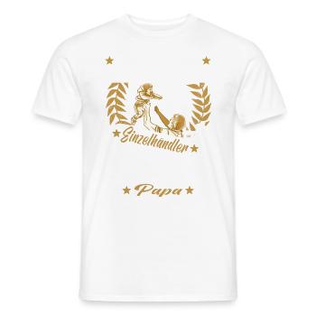Verkäufer Vatertag Einzelhandel Einzelhändler Papa - Männer T-Shirt - Weiß - Vorne - AI Model Male 178 dark (178cm)