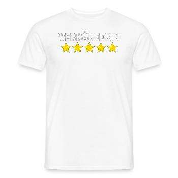 Verkäuferin Muttertag Einzelhandel Verkäufer - Männer T-Shirt - Weiß - Vorne - AI Model Male 178 dark (178cm)