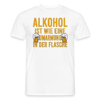 Vatertag Himmelfahrt Bier Nachbar Nachbarn Saufen - Männer T-Shirt - Weiß - Vorne - AI Model Male 178 dark (178cm)