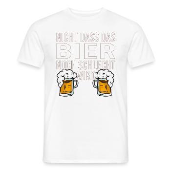 Vatertag Himmelfahrt Bier Nachbar Nachbarn Saufen - Männer T-Shirt - Weiß - Vorne - AI Model Male 178 dark (178cm)