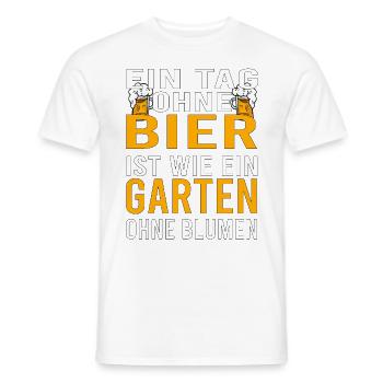 Vatertag Himmelfahrt Bier Nachbar Nachbarn Saufen - Männer T-Shirt - Weiß - Vorne - AI Model Male 178 dark (178cm)
