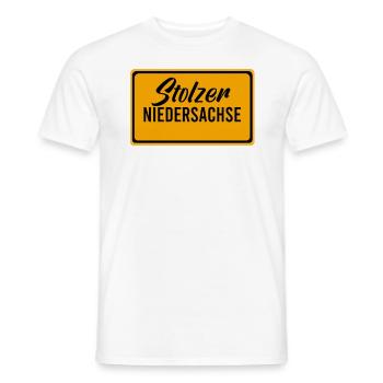 Niedersachsen Niedersachse Hannover Hannoveraner - Männer T-Shirt - Weiß - Vorne - AI Model Male 178 dark (178cm)