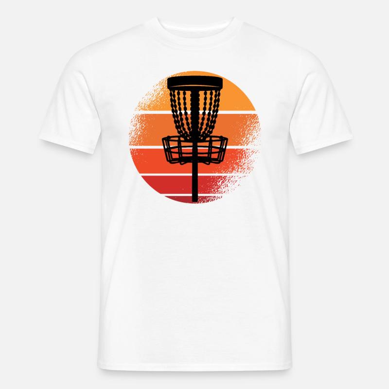 Disc Golf Discgolf Ultimate Discgolf Spieler Disc - Männer T-Shirt - Weiß