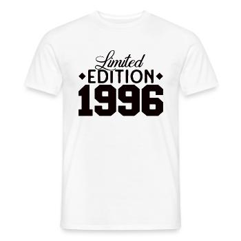 Vintage 1996 Retro Bitrthday Limited Edition - Men's T-Shirt - white - Front - AI Model Male 178 dark (178cm)