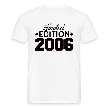 Ingenious since 2006 Retro 17th Bitrthday - Men's T-Shirt - white - Front - AI Model Male 178 dark (178cm)