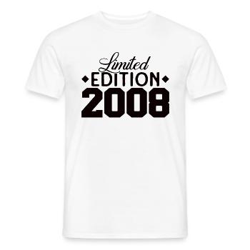 Genial Seit 2008 Retro 15th Bitrthday - Männer T-Shirt - Weiß - Vorne - AI Model Male 178 dark (178cm)