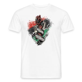 Je suis Afro Black Queen Woman Juneteenth - T-shirt homme - blanc - Devant - AI Model Male 178 dark (178cm)