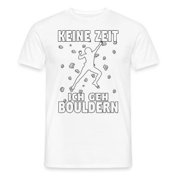 Bouldern Boulder Klettern Boulderer Bouldering - Männer T-Shirt - Weiß - Vorne - AI Model Male 178 dark (178cm)